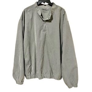 Walter Hagen Grey Windbreaker/Rain Jacket Size XL